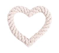 Rope Chew Toy for Dogs - Heart-Shaped Rope Chew Toy for Dogs, Unbreakable Chew Toy, Durable Dog Chew Toy, Interactive Heart-Shaped Rope Toy