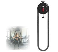 Rope Climbing Trainer, Braided Rope Climbing Equipment, Adjustable Resistance Knob, Resistance Adjusted up to 44 lb, for Home Gym & Garage Gym Daily Workout(Red)