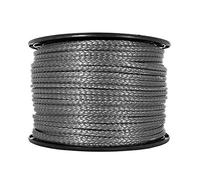 Rope & Cord 12-Strand DYMAX Rope | Gray | 10, 25, 50, 100, 600 ft | ½, ¼, 1/8, 3/8, 5/16 in | Made in The USA