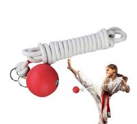 Rope Dart Hammer - Rubber Trainer, Weighted Throw Tool | Soft Elastic Ball, Martial Arts Practice Gear, Traditional Chinese Equipment for Outdoor Training, Strength, Combat Balance