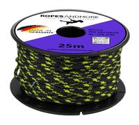 Rope Diameter 2 mm, 3 mm Sailing Line for Trim Rigging Regatta Rope Mini Spool, 17 m, 25 m (Black, Diameter 2 mm - 25 m)