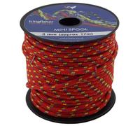 Rope Diameter 2 mm, 3 mm Sailing Line for Trim Rigging Regatta Rope Mini Spool, 17 m, 25 m (Red, Diameter 3 mm - 17 m)
