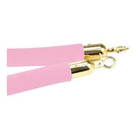 Rope Divider,Barrier Ropes for Crowd Control, Hotels/Theaters Industrial Stanchion, for Red Carpet/Filmroom/Wedding/(Red,Length 3M/9.8Ft/118In)(Pink,Length 2.7M/8.9Ft/106In)