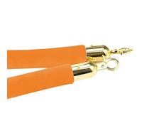 Rope Divider,Barrier Ropes for Crowd Control, Hotels/Theaters Industrial Stanchion, for Red Carpet/Filmroom/Wedding/(Red,Length 3M/9.8Ft/118In)(Orange,Length 2.2M/7.2Ft/86.6In)