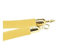 Rope Divider,Barrier Ropes for Crowd Control, Hotels/Theaters Industrial Stanchion, for Red Carpet/Filmroom/Wedding/(Red,Length 3M/9.8Ft/118In)(Yellow,Length 1M/3.3Ft/39In)