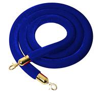 Rope Divider,Multi-Color Optional Barrier for Crowd Control, Hanging Stanchion Queue Barriers Cord, Movie Theaters/Grand Openings Use/(Red,Length 0.9M/3Ft/36In)(Blue,Length 1.7M/5.6Ft/67In)
