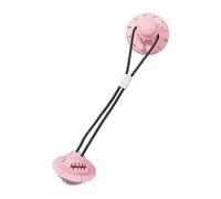 Rope Dog Toys - Interactive Dog Toys, Suction Cup Dog Toys | Puppy Teething Toys, Food Leak Suction Cup Pull Rope Toy Ball, Tug of War Toy with Suction Cup for Cleaning Teeth, Pet Training