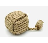 Rope Door Stop, Jute Heavy Weighted Stopper, Square Twine Knot, Home Decor