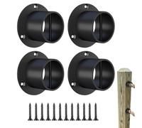 Rope End Caps,Rope Cover Rail Support Cap | Heavy Duty Metal Supports Securing Rust Proof Fencing Terrace Stair Deck Garden