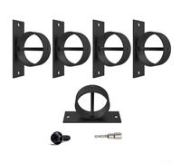 Rope Fence Brackets, 5PCS Battle Ropes Anchor For Ring Rope Support For Fence For Ropes Fences, Stairs Railings