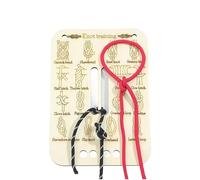 Rope for Knot Tying Practice, Knot Training Board Kit with 2 Ropes, Essential Outdoor Survival Tools for Camping, Hiking, Sailing, and DIY Projects, Choice for Hiking Lover