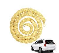 Rope For Stanchions - 4.9ft Twisted Driveway Safety Supplies - Long Carpet Ropes - Event Planners Retail Stores Hotel Restaurant Museum Bank Waiting Areas Construction Zones Private Parties