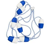 Rope for Swimming Pool - Rope + ABS 13 x 7 cm | Çorda Safety Swimming Pool Multi-Purpose Pre-Assembled Divider Lane Buoy | Ćorda Safety Pool for Public Home Indoor Training Practice Competitions