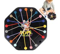 Rope Game Puzzle - Fine Motor Skill Development Toy | Travel Friendly Game Boys And Girls, Logic Focus Patience, Durable Wooden Hand Eye Coordination, Educational Home School Classroom