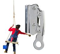 Rope Grab - 16.8 * 6.7cm Fall Protection | Alloy Self-locking Rope Grab Mountaineering Gear Anti Fall Ropes Gripper For Heavy Industry Climbing, Strong Load-bearing Capacity,