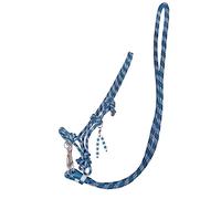Rope Headcollar with reins Thunderbolt Idea as a Bitless Hoese Riding Size Pony to Mini Shetty (Mini Shetland)