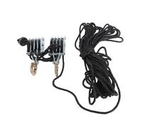 Rope Hoist Pulley System 4400LB | 8:1 Ratio Block & Tackle for Heavy Lifting | Alloy Steel Pulley System for Garage/Boating/Tree Work | No Electricity Needed