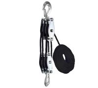 Rope Hoist | Ratchet Puller Hoists For Hunting | Heavy Duty Rope Hoist | Portable Hand Puller With Ratchet Mechanism, Strong Lifting Tool For Deer Hunting, Camping, Garage, Workshop, Outdoor Survival