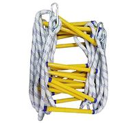 Rope Ladder Emergency Fire Escape - 2 to 5-Story Compact Lightweight and Easy to Use Fast Deployment, 25M (82ft) Length