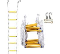 Rope Ladder Emergency Fire Escape Ladder 3m 5m 8m 10m 15m 20m 30mEscape From Window And Balcony Tear Resistance Weight Capacity Up To 420KG