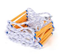Rope Ladder Fire Escape Windows and Balconies Quick Use in The Fire, Safety Ladders Carabiners, Compact & Reusable Nylon Escape Ladders