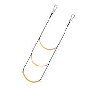 Rope Ladder for Boat | Folding Rope Steps Non-Slip for Swimming and Boarding - Paddle Board Ladder, for Motorboat, Kayak, Canoeing, Swimming, Lake, Marine, Deck and Anne