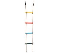 Rope Ladder for Kids with 4 Rungs Children Climbing Multicolour vidaXL