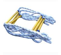 Rope Ladder,Rope Ladder Escape Home Lifeline Emergency Fire Outdoor Round Nylon Soft Climbing Engineeaerial Work/10M/33Ft (6M/20Ft)