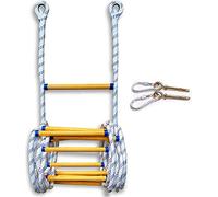 Rope Ladder,Safety Ladder,Rope Ladder Fireproof Ladder3 Meters-30M, Emergency Fire Escape Multifunctional Safety with Hooks/5M (12m)