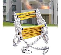 Rope Ladder With Hook And Loop, Window Ladder Fire Escape, Game Rope Ladder Rescue Ladder, Tree House, Playground(26FT/8M)