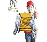 Rope ladders, Fire Escape Ladder, Emergency Safety Portable Rope Reusable External Rescue(18M)