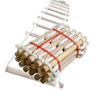 Rope ladders, Rescue Rope Ladder with Hooks Fast to Deploy Climbing Aerial Work for Escape, Self-Rescue, Mountaineering/Na(3M)