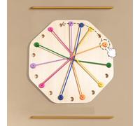 Rope Loosening Puzzle: 22.3 x 22.3 x 1.2 cm Large Board Game, Strategy Challenge Toy, Enhances Problem Solving Skills, Fun Family Activity, Educational