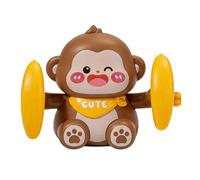 Rope Monkey Toy | Interactive Walking Animal, Fun and Battery-Free, ABS 4.1 x 3.4 Inches | Not Needed, Brown for Boys and Girls, Birthday Keepsake, Classic Gift