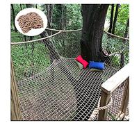 Rope Net for Kids, Safety Protective Net Heavy Duty Hemp Rope Cargo Net Outdoor Swingset Playground Climbing Net Railing Hammock Birds Net Decor