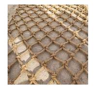 Rope Net，，Hemp Rope Climbing Net for Kids - 2x3m (6.56x9.84ft) Garden Safety Netting, Cargo Ladder, Decorative Mesh for Trucks, Playroom & Outdoor Fun - Yellow