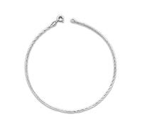 Rope/Prince of Wales/Singapore Chain Sterling Silver Anklet/Ankle Bracelet/Ankle Chain - 925 Sterling Silver - 9.5" Inch / 10.5" Inch / 10" to 11" Inch / 12.5" Inch - Anklets for Women