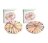 Rope Puzzle Game - Intelligent Brain Challenge, Family Logic Activity, Educational Knot Toy, Interactive Skill Entertainment | Children Learning Puzzle Practice Suitable For Holiday Gatherings