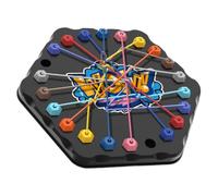 Rope Puzzle Game - Interactive Strategy Board Lacing Untangling Toy Educational String Game, Brain Teaser Fine Motor Skills Training | Logic Challenge Puzzle Kids Adults Family Focus Play SetPro