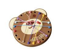 Rope Puzzle Games, Bear-Shaped Untangle Sorting Game, Interactive Brain Teaser Educational Rope Knot Puzzle for Adults and Kids, Fun Mind Challenge Game for Family, School, or Travel Entertainment