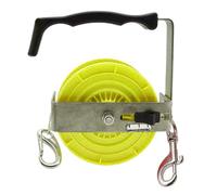 Rope Reel, 290FT Ergonomic Heavy Duty Adjustable Nylon, Multipurpose Dive Reel, for Beach Underwater Women Men Snorkeling Spearfishing Boat Outdoor