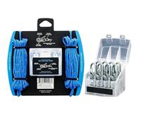 Rope Roller Cam Lock Tensioner - Rope Rollers for Para Cord,Cord and Roped Tightening Tool with Accessory Paracord&Carabiner Clip-Rapid Adjuster for Outdoor Camping,Hiking,Boat&Stationary Use (6pcs)