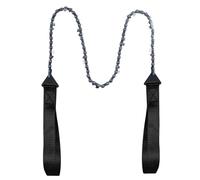 Rope Saw for Tree Branches - Folding Camping Saw - 11 Teeth Stainless Steel Non-Slip Chain Saw for Gardening Camping Hiking