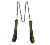 Rope Saw for Tree Branches, Portable Tala Tools - 11 Teeth Multipurpose Non-Slip Chain Saw for Gardening, Camping and Jobs
