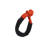 Rope Shackle Synthetic Car Flexible Shackles 55000lbs Recovery Ring Trailer Tow Strap Pull 17t Broke Down Winch Accessories Strong Resilience(Trailer rope)