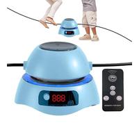 Rope Skipping Machine - 5.31 Inches Electronic Skipping Trainer, 1-10 Speed Exercise Controller, Colour Light Fitness Practice Equipment | Remote Operated Cardio Workout System For Adults & Children