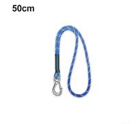 rope swing attachment with carabiner hook designed for secure hanging on trees and strong enough to support 200 kg weight (Rope length of 50cm)