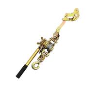 Rope Tensioner - 2 Ton/1 Ton Double Hook Puller, Wire Rope Winch Puller | Fencing and Securing Tool for Agriculture, Garden, Tractor, Shade, Outdoor, Construction Site, Farm