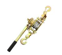 Rope Tensioner - Heavy Duty 2 Ton/1 Ton Double Hook Wire Puller, Rope Winch Puller | Fencing, Securing, and Tractor Tool for Agriculture, Garden, Outdoor, Farm, Construction, Shade