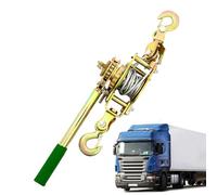 Rope Tightener - Ratchet Tensioner, Wire Puller | Manual Cable Clamp Tool, Steel Wire Fastener for Farm Fence Setup for Mechanical Work Construction Industry Repair Home Improvement